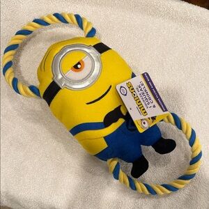 Minions Squeaky Plush Dog Toy - Yellow and Blue